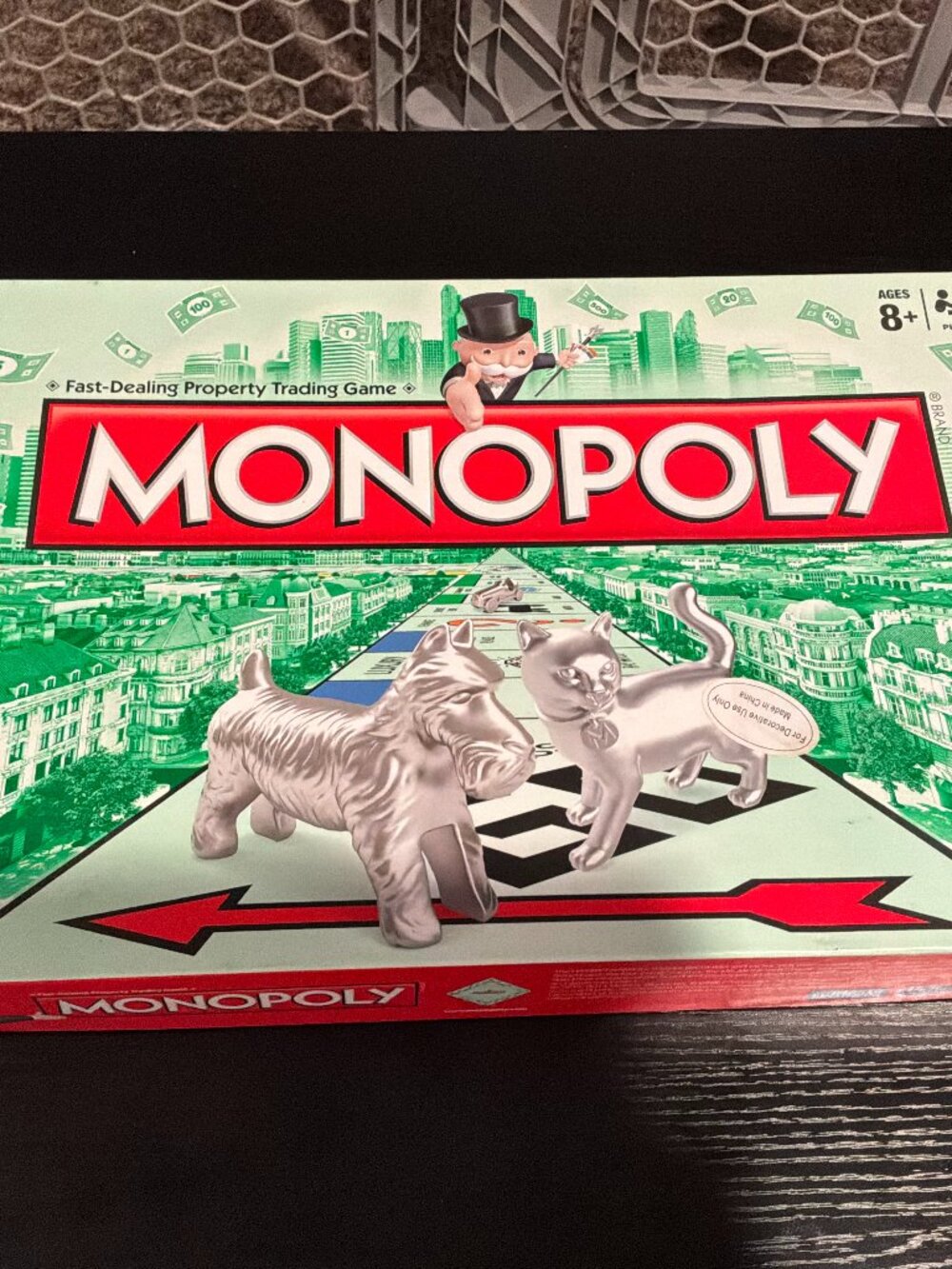 Monopoly Classic Cat / Speed Die Box — Opened Unused